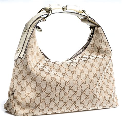 gucci hobo cloth bag|Gucci hobo bag vintage.